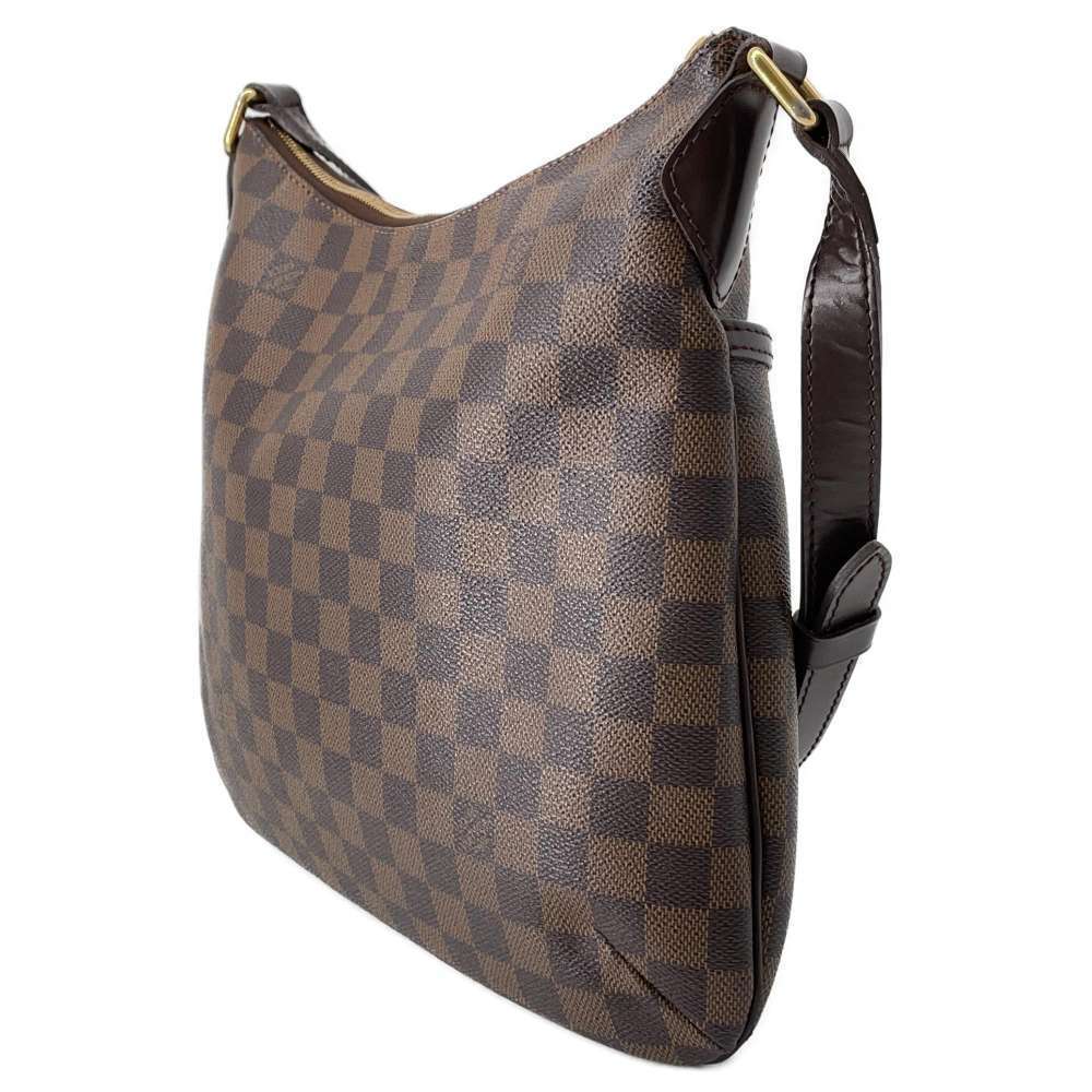 Louis Vuitton Brown Ebene Shoulder Bag Bloomsbury Damier